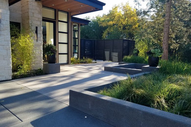 This is an example of a modern landscaping in Portland.