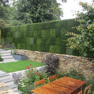 Modern Landscaping | Vertical Wall Planter | Artificial Hedge Panel