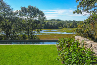 Modern Outdoor Pool on Cape Cod