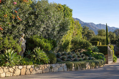 サンタバーバラにあるおしゃれな庭の写真