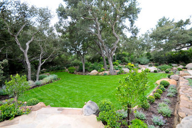 This is an example of a rustic landscaping in Los Angeles.