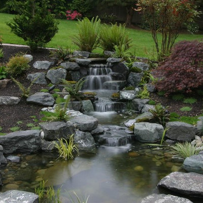 Inspiration for a contemporary waterfall in Seattle.