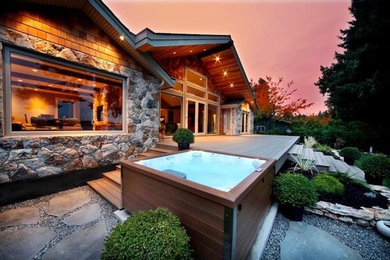 Mountain House with a Spa