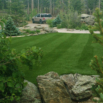 Mountain Property with Artificial Grass