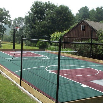 Multi-sport Backyard Basketball Courts in Lincoln