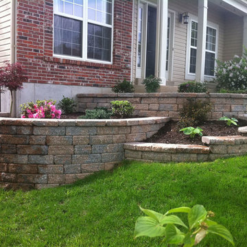 Tiered Retaining Wall - Photos & Ideas 