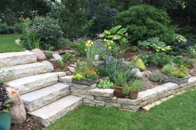 Nakoma Steps (plantings by home owner)