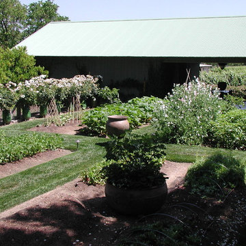 Napa Valley Farmhouse Vegetable Garden