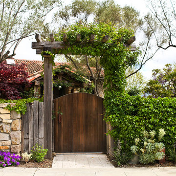 Napa Valley Gate with Trellis