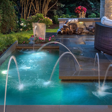 Naperville, IL Water Feature with Koi