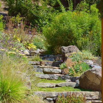 Native Garden Dry Stacked Steps