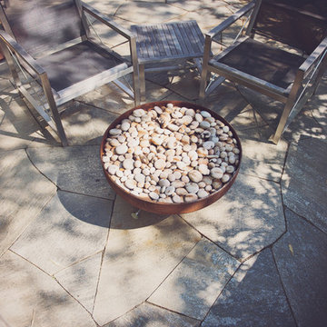 Natural Gas Fire Bowl with Fire Stones