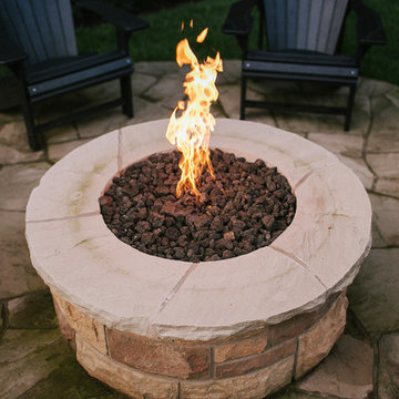Natural Gas Fire Feature