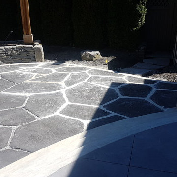 Natural Stone Front and Back Yard Make Over