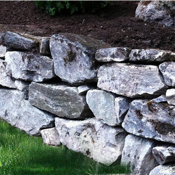 Natural Stone Garden Wall