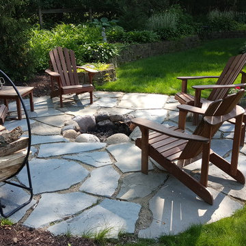 Natural Stone Paver Firepit