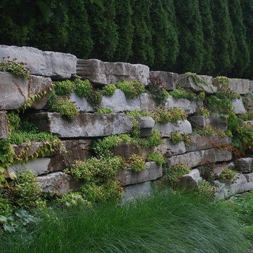 Natural Stone Retaining Walls & Patios