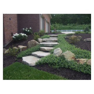 Natural Stone Steps - Farmhouse - Landscape - Other - by K Morris ...