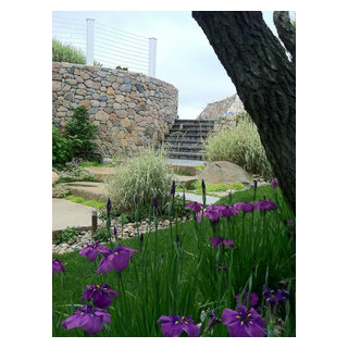 Natural Stone Steps - Traditional - Landscape - Boston - by Paul Massad ...