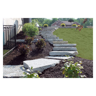 Natural Stone Steps - Traditional - Landscape - Cincinnati - by ...
