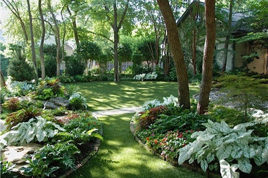 This is an example of a world-inspired garden in Dallas.