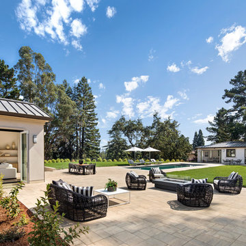 New Atherton Transitional in Metal and Stone