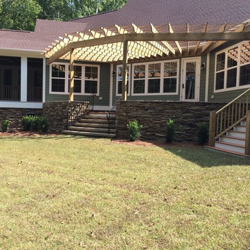New Bern/Arapaho Steps and Landscaping in Arlington Place Subdivision