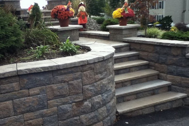 New Front Entry using Techo-Bloc Products