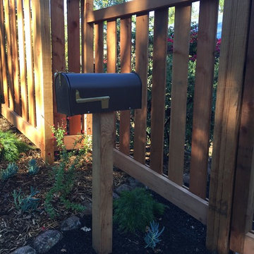 New front fence and mailbox