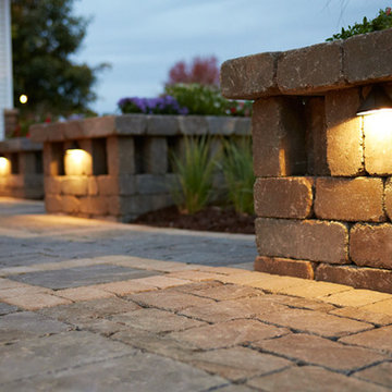 New Heights: Raised planters with lighting