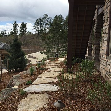 New Home Landscape  in Castle Pines, Colorado