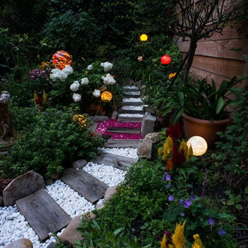 New York City Garden in Greenwich Village
