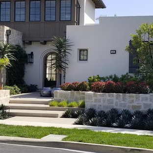 This is an example of a transitional landscaping in Orange County.