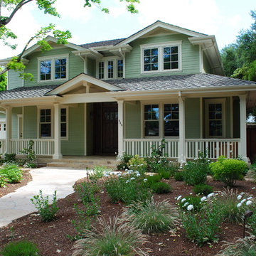 No Lawn Front Yard in Los Altos