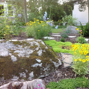 North Brunswick, NJ. Stone paths, Patios and Butterflies