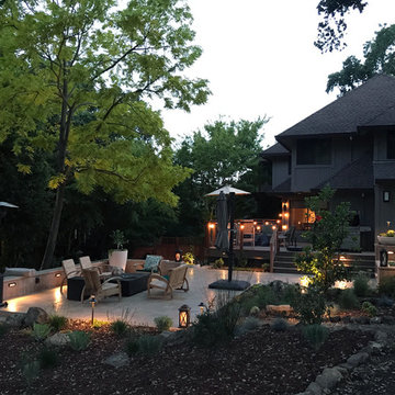 Oak Tree Setting With Hillside Views, Landscape Renovation, Northern California