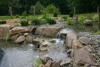 This is an example of a contemporary landscaping in Portland Maine.