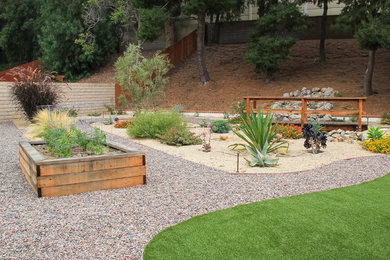 Inspiration for a contemporary garden in Orange County.