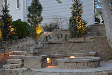 This is an example of a transitional landscaping in Omaha.