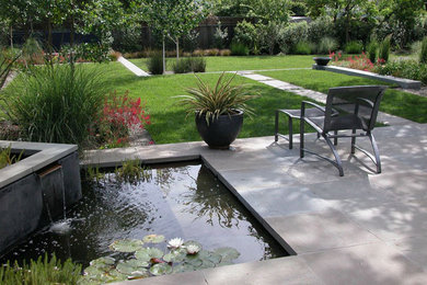 Design ideas for a modern stone landscaping in San Francisco.