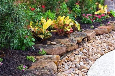 This is an example of a transitional landscaping in Austin.