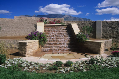Design ideas for a landscaping in Albuquerque.