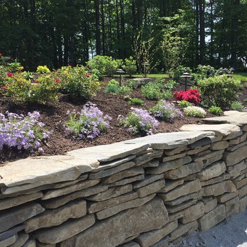 Our Work - Natural Bluestone Wall and Garden