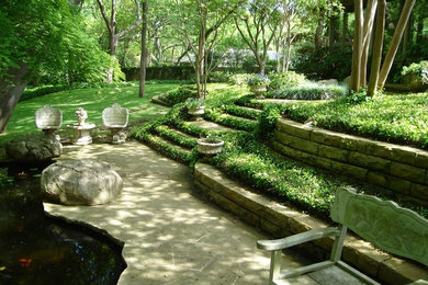 Klassischer Garten in Dallas