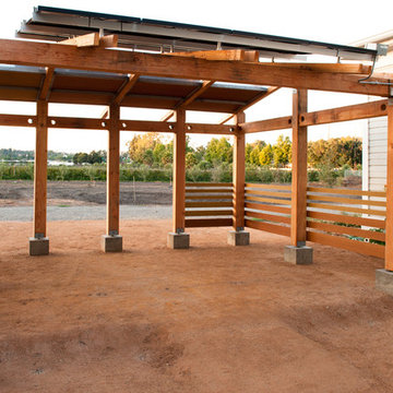 outdoor classroom + solar structure / ecology center
