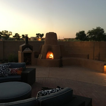 Outdoor Fireplace And Oven