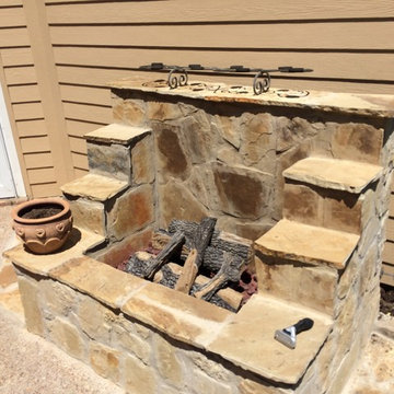 Outdoor Fireplace - Arlington TX