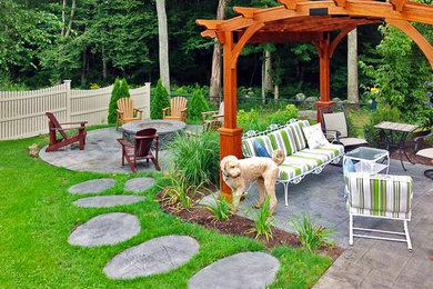 Traditional garden in Providence.