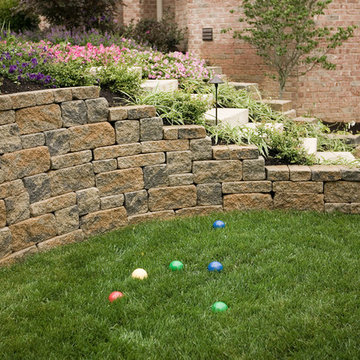 Outdoor Living Spaces with Pavers & Retaining Walls