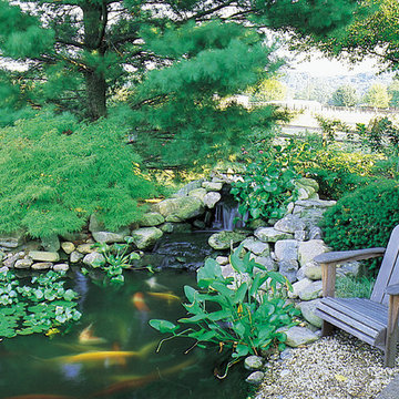 Outdoor Living with Water Gardens